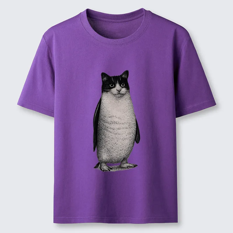 Tokyo-Lion Penguin Cat Classic T-Shirt