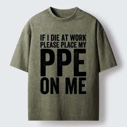 Tokyo-Lion PPE Funny Washed T-Shirt