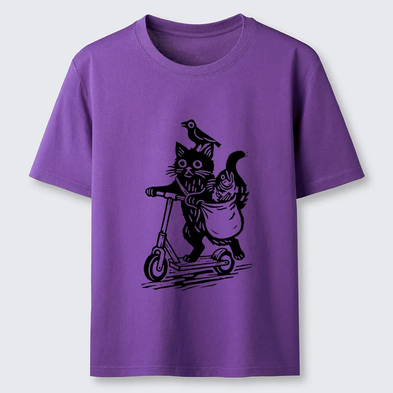 Tokyo-Lion Cat Skateboarding Japan Classic T-Shirt