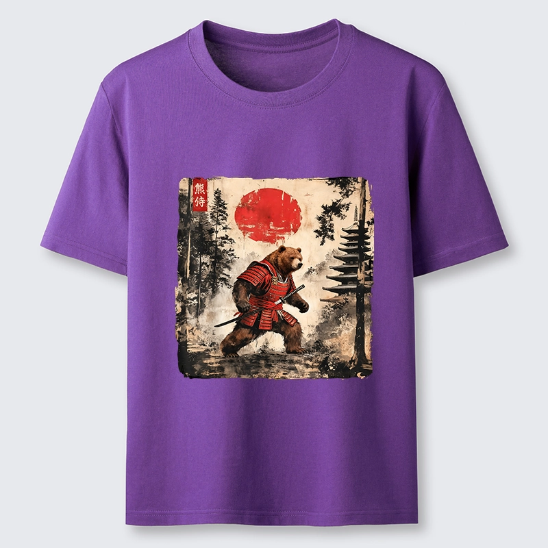 Tokyo-Lion Japanese Samurai Bear With Katana Classic T-Shirt-Tokyo-Lion