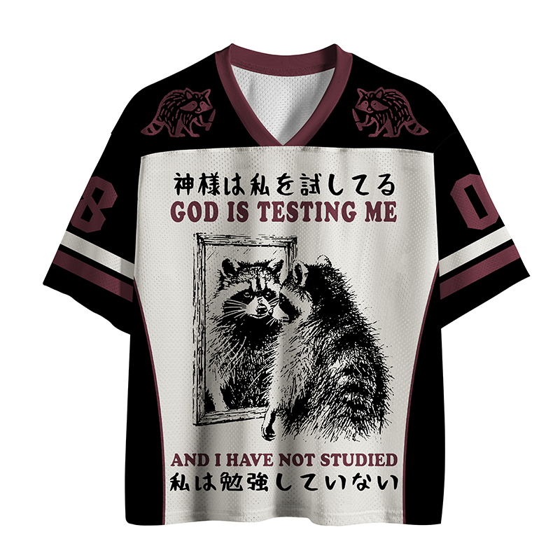 Tokyo-Lion Raccoon Not Studied Mesh Jersey-Tokyo-Lion