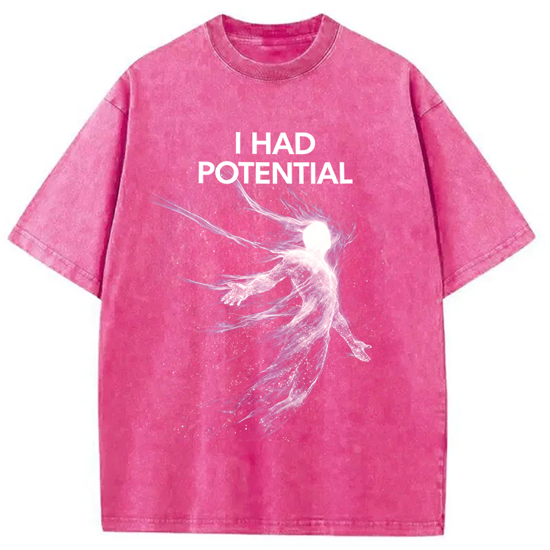 Tokyolion I Had Potential Washed T-Shirt-Tokyo-Lion