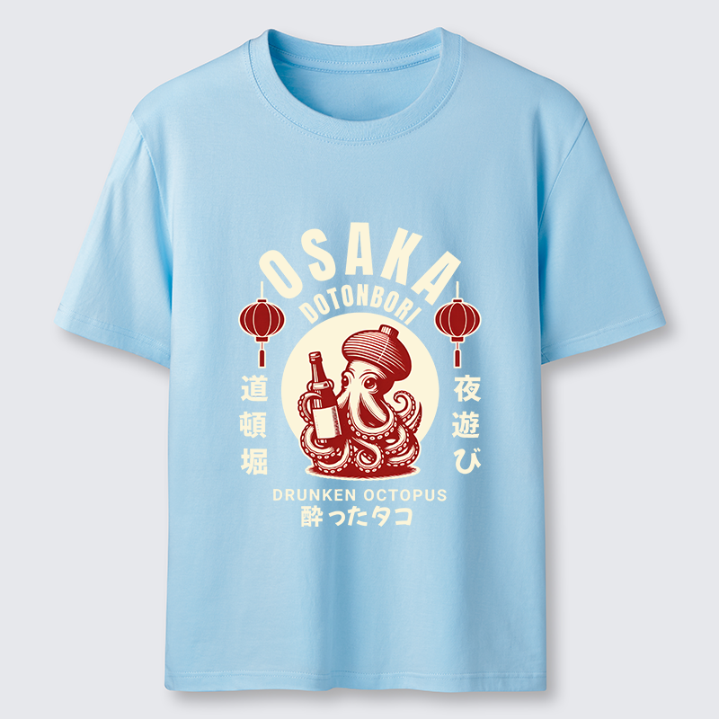 Tokyo-Tiger Retro Osaka Octopus Classic T-Shirt