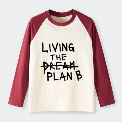 Tokyo-Lion Implement Plan B Raglan Long Sleeve T-shirt