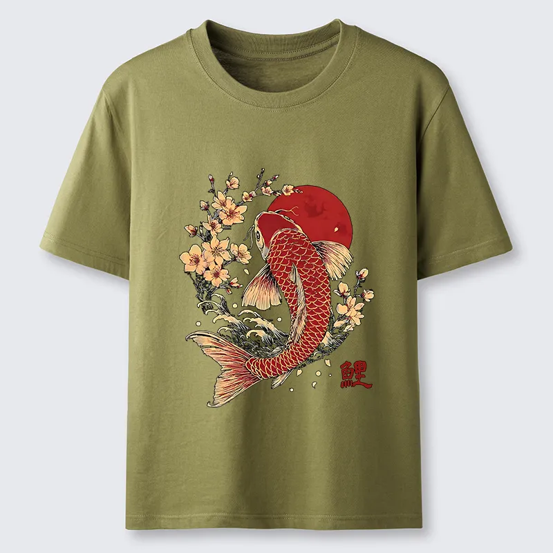Tokyo-Lion Luck of the Koi Classic T-Shirt