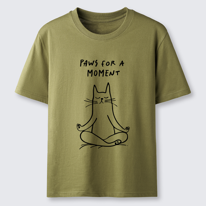 Tokyo-Lion Yoga Zen Cat Classic T-Shirt