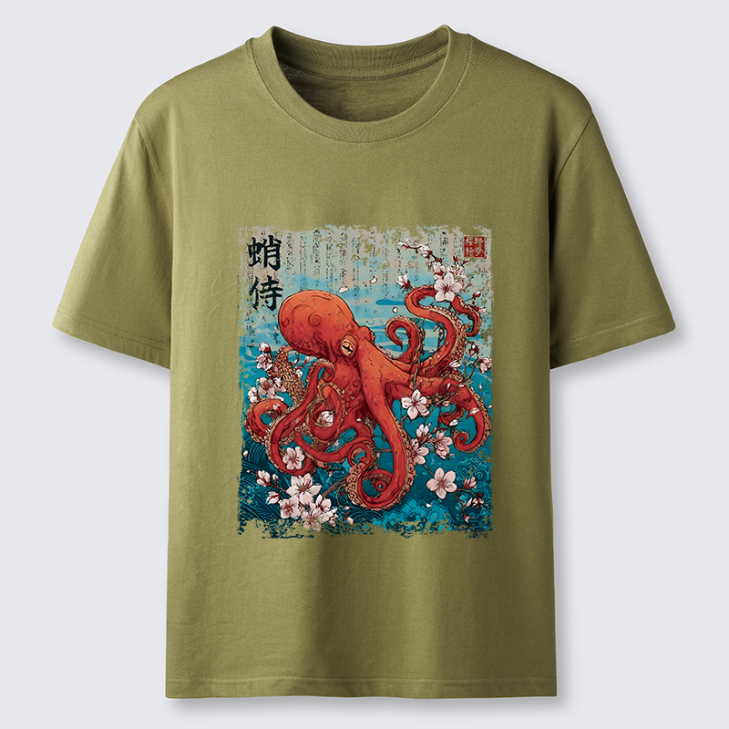 Tokyo-Lion The Eight-Armed Samurai Classic T-Shirt