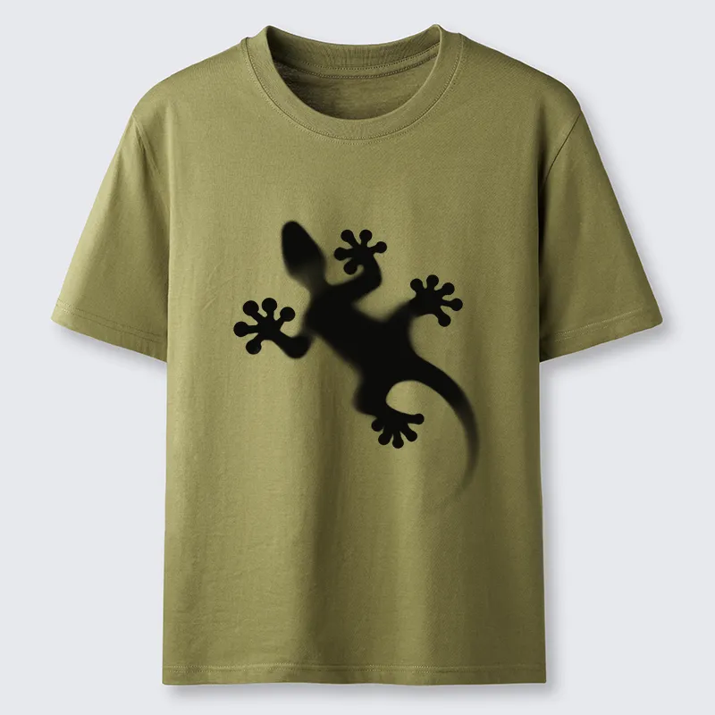 Tokyo-Lion Gecko Silhouette Classic T-Shirt-Tokyo-Lion