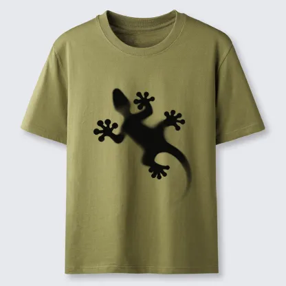 Tokyo-Lion Gecko Silhouette Classic T-Shirt-Tokyo-Lion