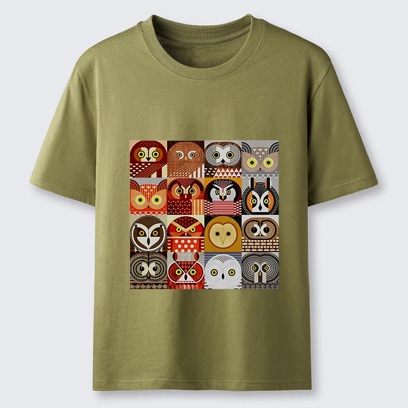 Tokyo-Lion All Kinds Of Owls Classic T-Shirt