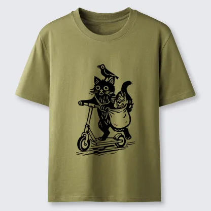Tokyo-Lion Cat Skateboarding Japan Classic T-Shirt