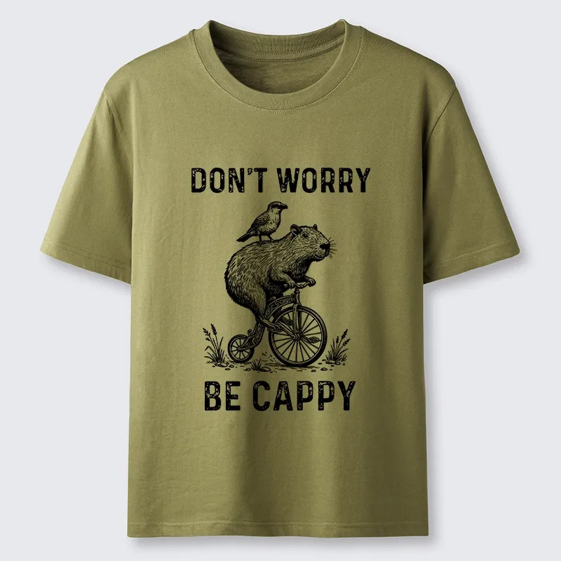 Tokyo-Lion Happy Capybara On Wheels Classic T-Shirt