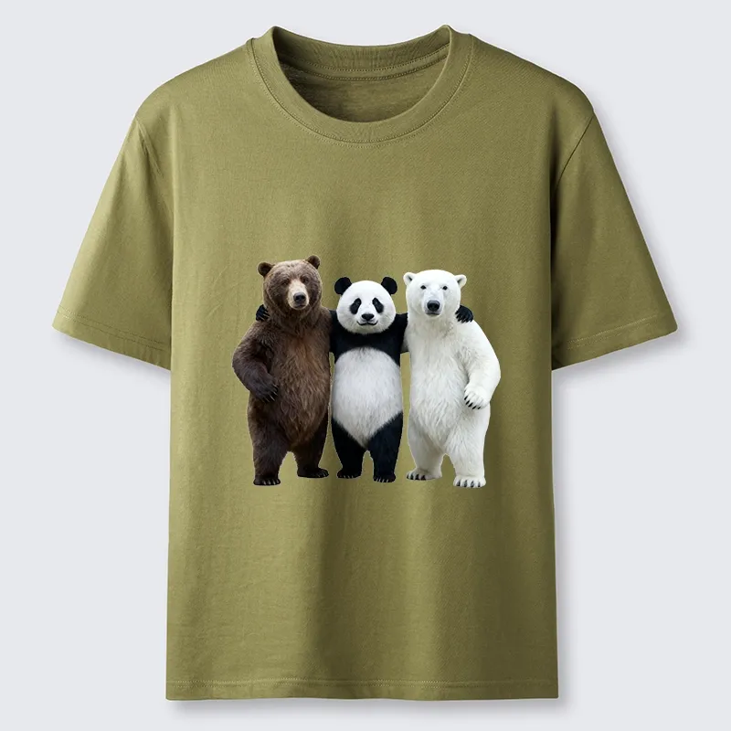 Tokyo-Lion Three Bears Stand Together Classic T-Shirt