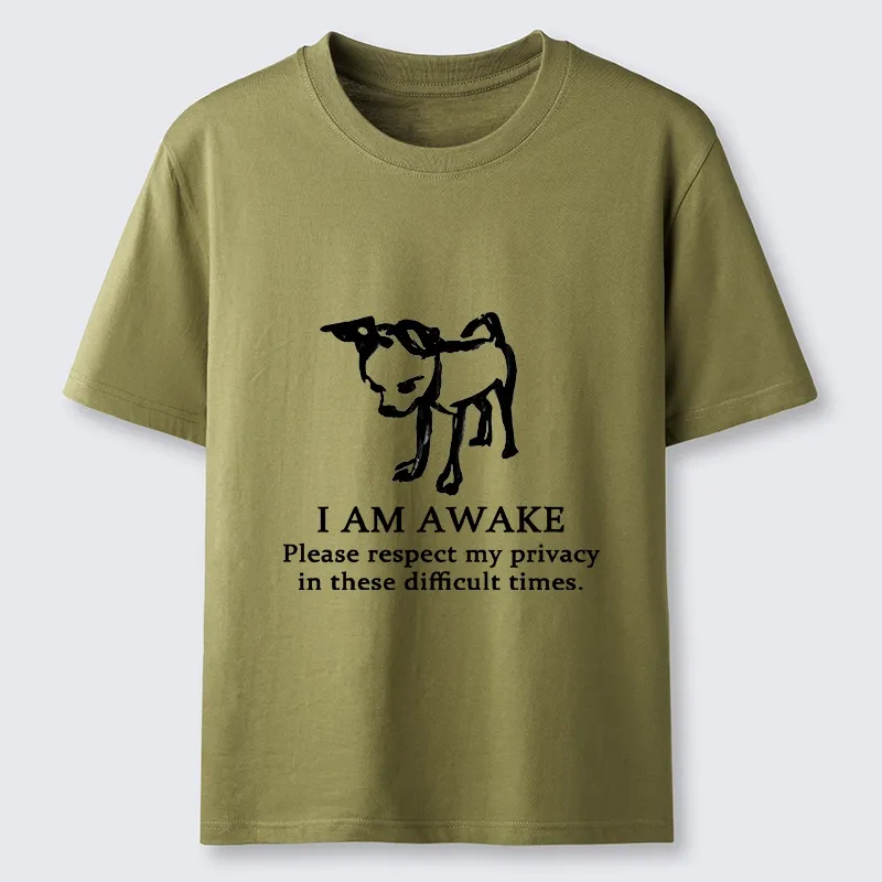 Tokyo-Lion Silly Dog Privacy Meme Art Classic T-Shirt-Tokyo-Lion