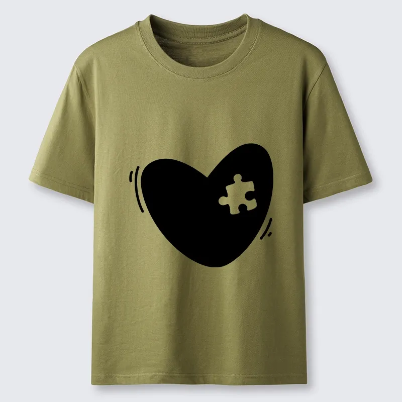 Tokyo-Lion Cute Heart Puzzle Classic T-Shirt