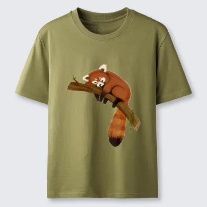 Tokyo-Lion Cute Red Panda Sleepy Time Classic T-Shirt