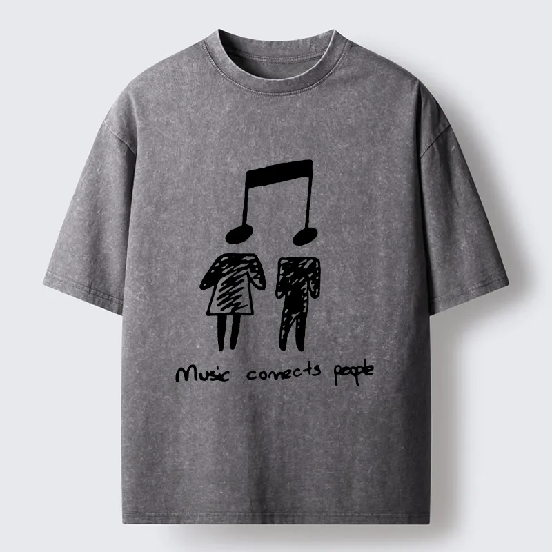 Tokyo-Lion Music Is The Universal Language Washed T-Shirt