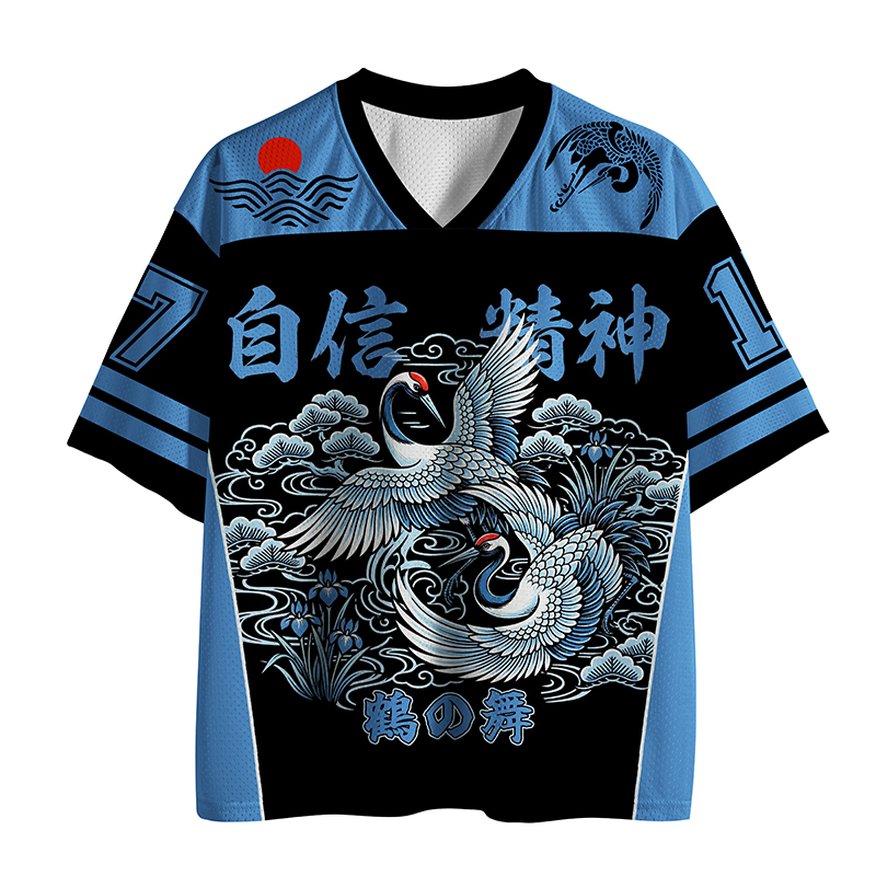 Tokyo-Lion The Grace Of Crane Mesh Jersey