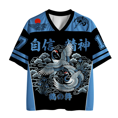 Tokyo-Lion The Grace Of Crane Mesh Jersey