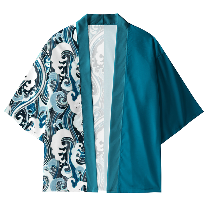 Tokyo-Lion Seawaves Kimono Cardigan