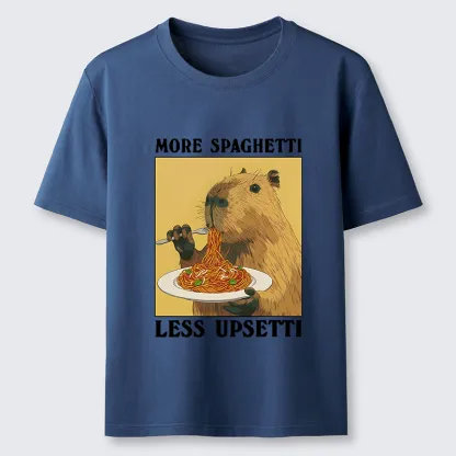 Tokyo-Tiger Capybara Eating Pasta Classic T-Shirt