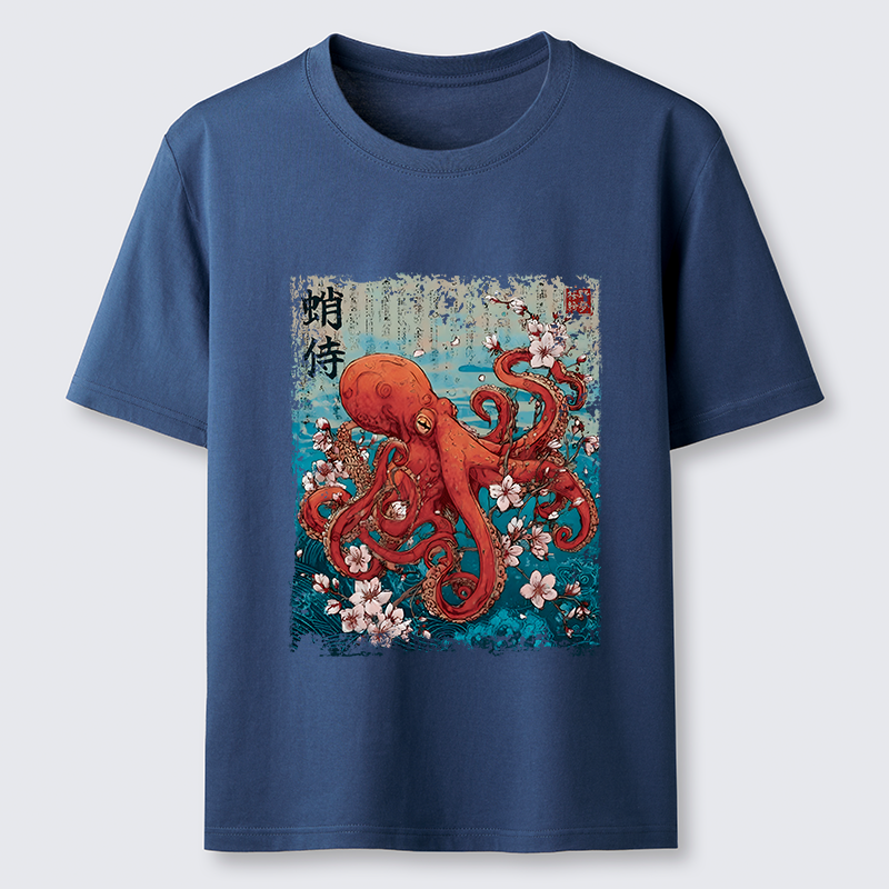 Tokyo-Lion The Eight-Armed Samurai Classic T-Shirt