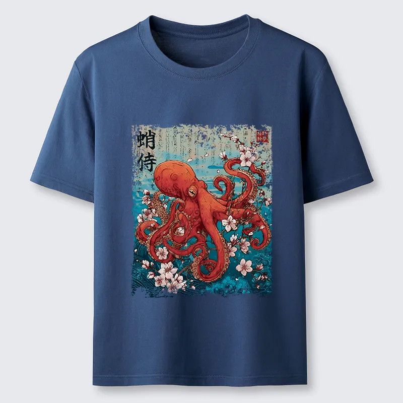 Tokyo-Lion The Eight-Armed Samurai Classic T-Shirt
