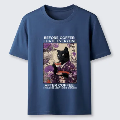 Tokyo-Lion Coffee First, Humans Later Classic T-Shirt