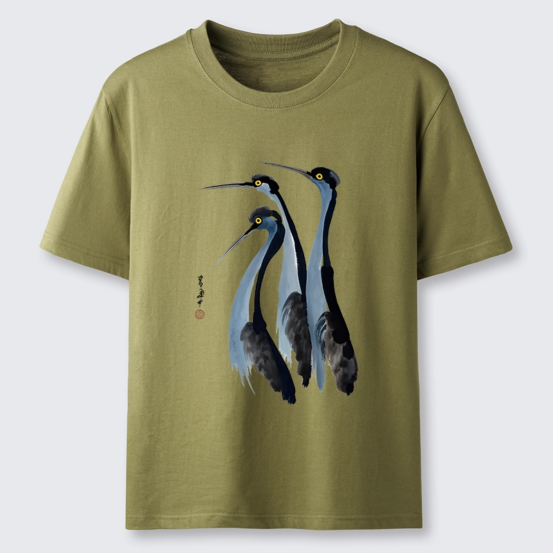 Tokyo-Lion Blue Crane Classic T-Shirt
