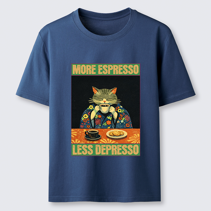 Tokyo-Lion Cat Tasting Coffee Japan Classic T-Shirt