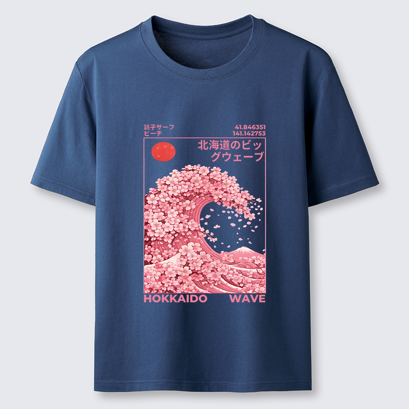 Tokyo-Lion Sakura Wave Classic T-Shirt