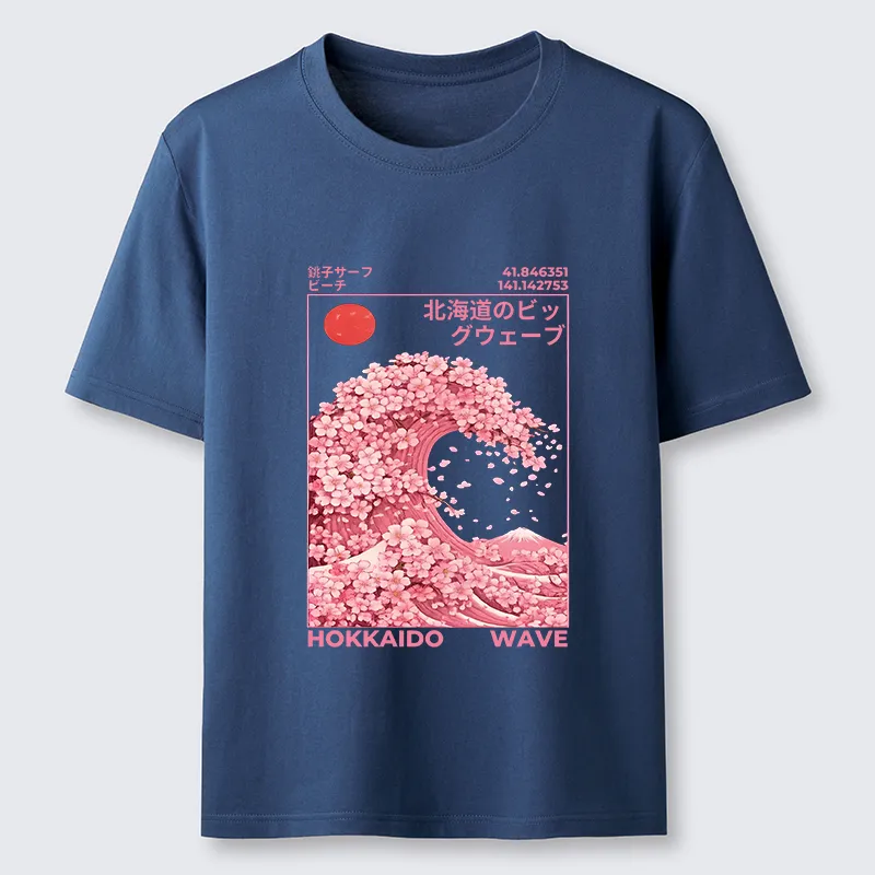 Tokyo-Lion Sakura Wave Classic T-Shirt