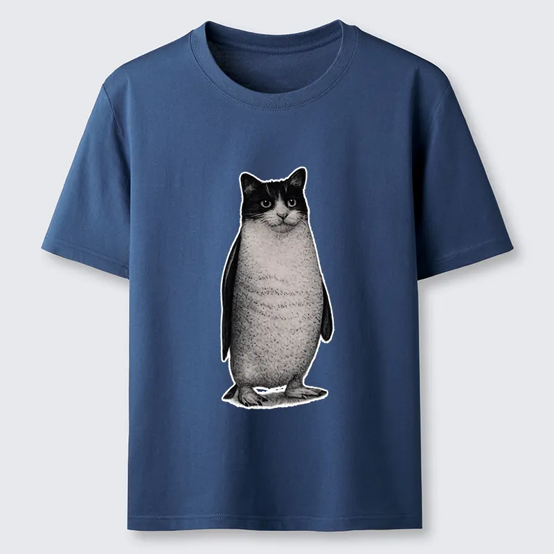 Tokyo-Lion Penguin Cat Classic T-Shirt