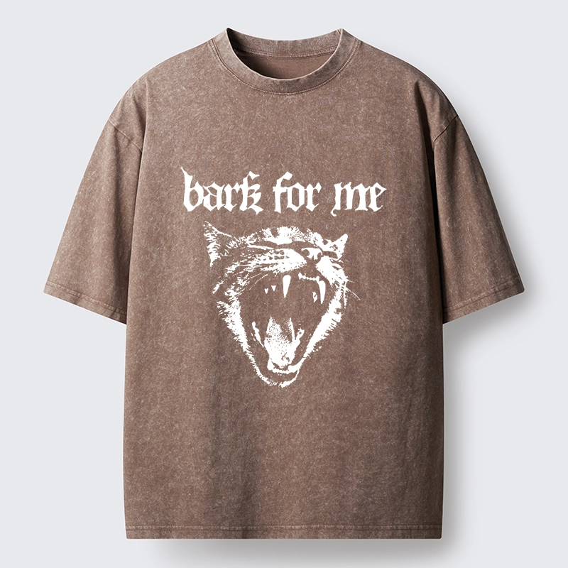 Tokyo-Lion Fierce Panther Roaring Loudly Washed T-Shirt
