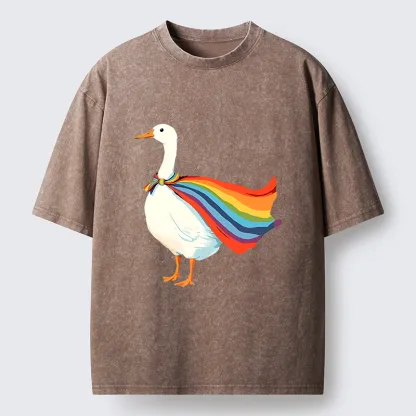 Tokyo-Lion Proud Goose Washed T-Shirt-Tokyo-Lion