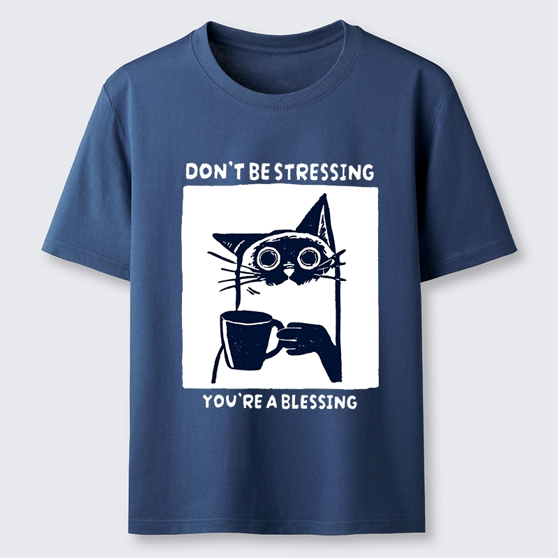 Tokyo-Lion Coffee Cat Blessing Meme Classic T-Shirt