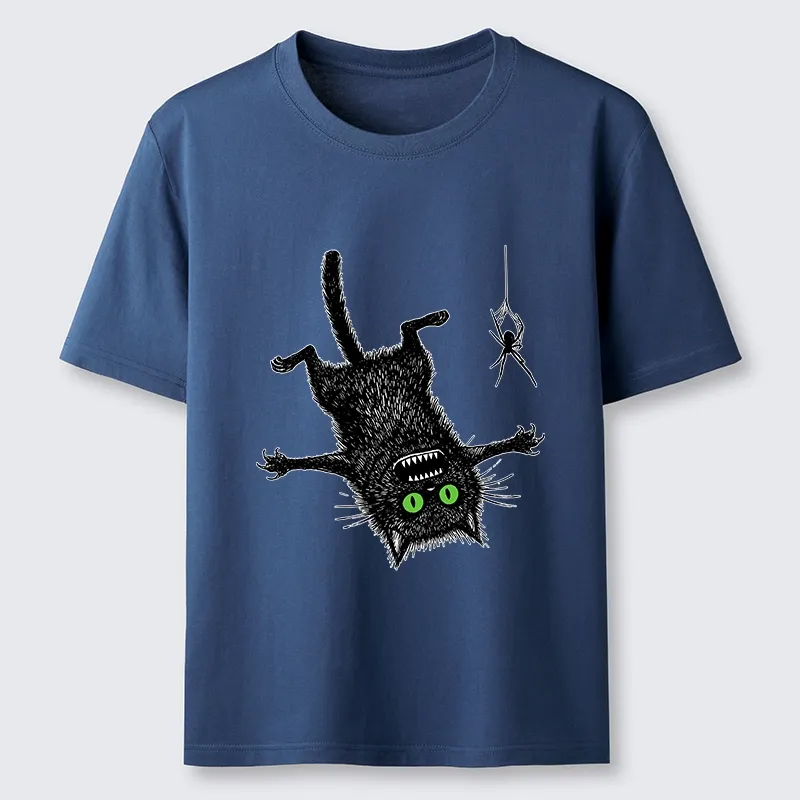 Tokyo-Lion Scared Cat Vs Spider Prank Classic T-Shirt