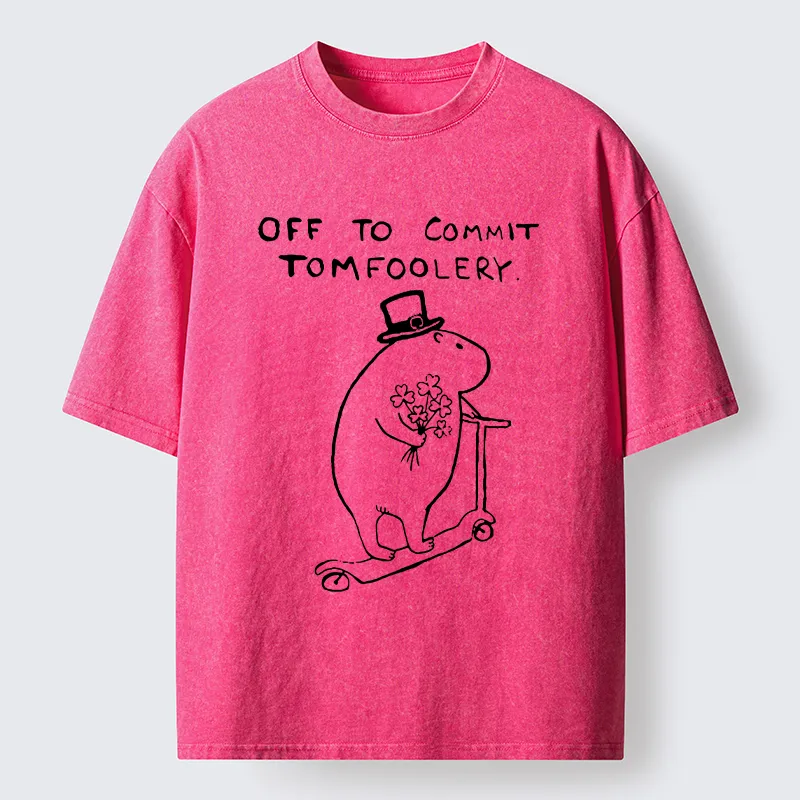 Tokyo-Lion Create Some Chaos On St. Patrick's Day Washed T-Shirt