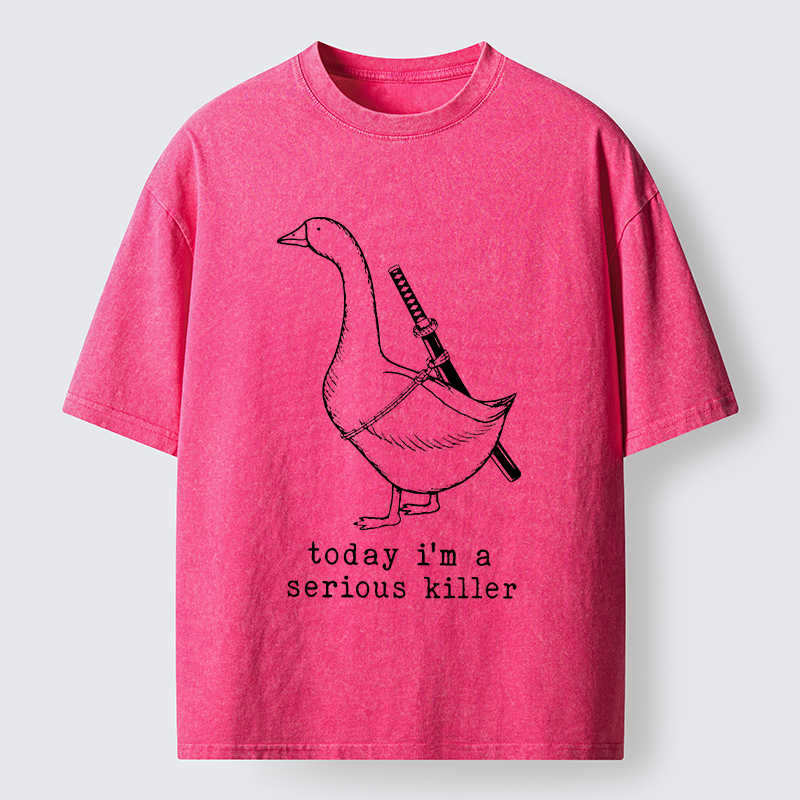 Tokyo-Lion Serious Japanese Goose Washed T-Shirt