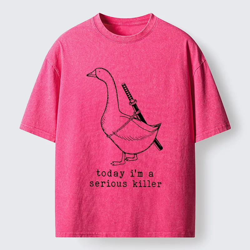 Tokyo-Lion Serious Japanese Goose Washed T-Shirt