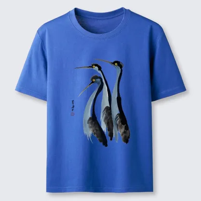 Tokyo-Lion Blue Crane Classic T-Shirt