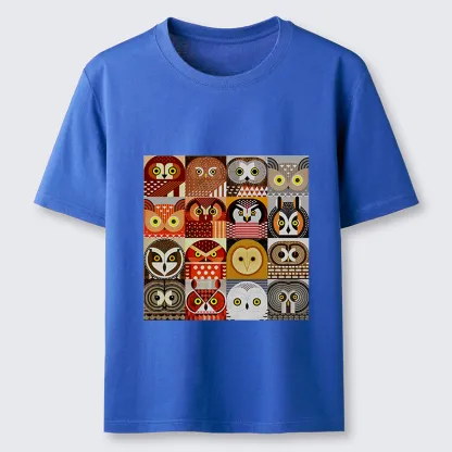 Tokyo-Lion All Kinds Of Owls Classic T-Shirt