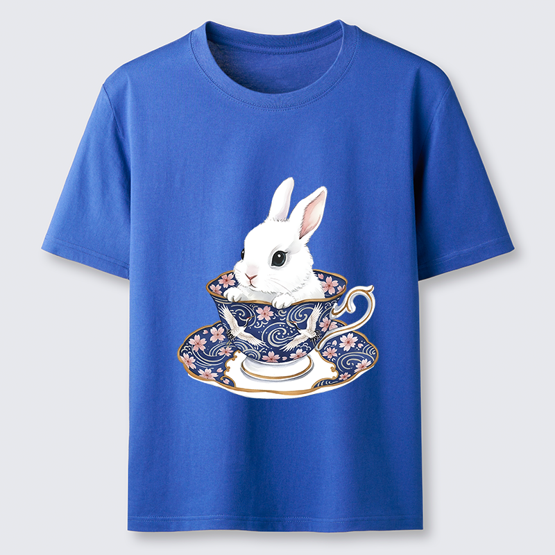 Tokyo-Lion Cute Rabbit Tea Set Classic T-Shirt