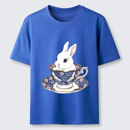 Tokyo-Lion Cute Rabbit Tea Set Classic T-Shirt