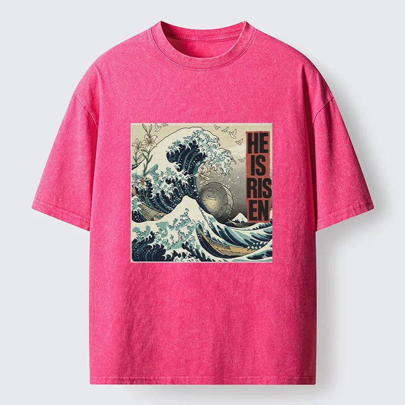 Tokyo-Lion Easter Wave Washed T-Shirt