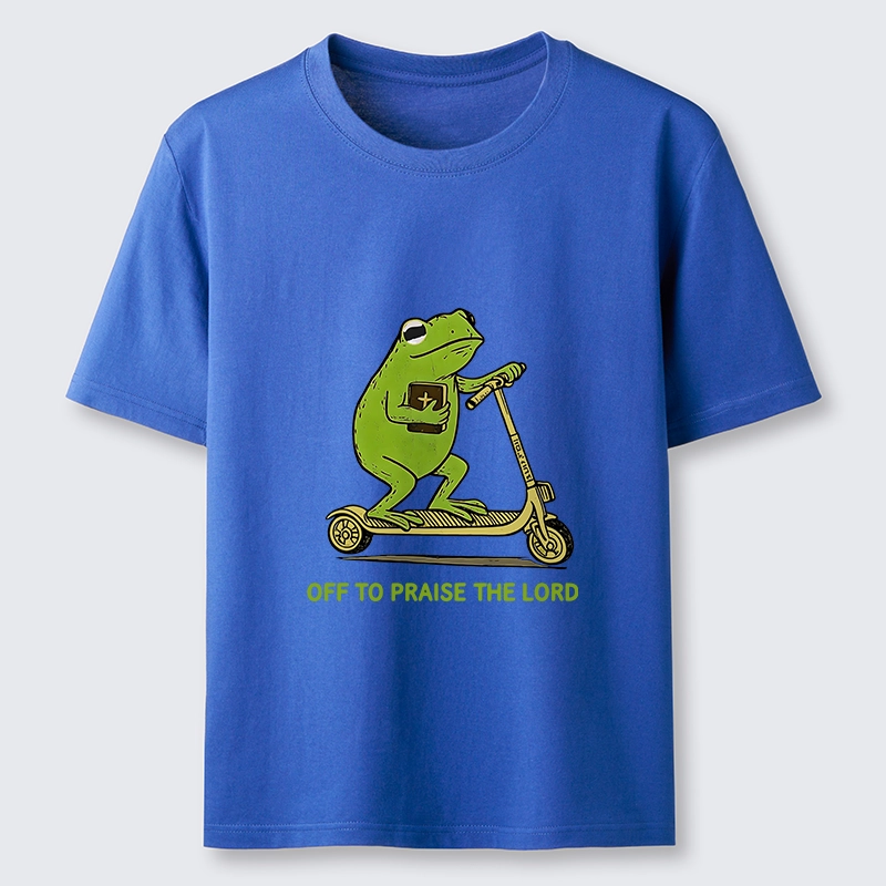 Tokyo-Lion Frog Went To Praise God Classic T-Shirt