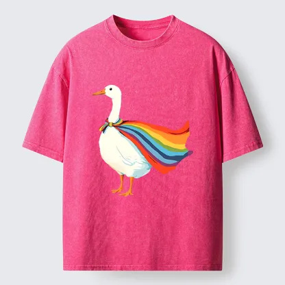 Tokyo-Lion Proud Goose Washed T-Shirt-Tokyo-Lion