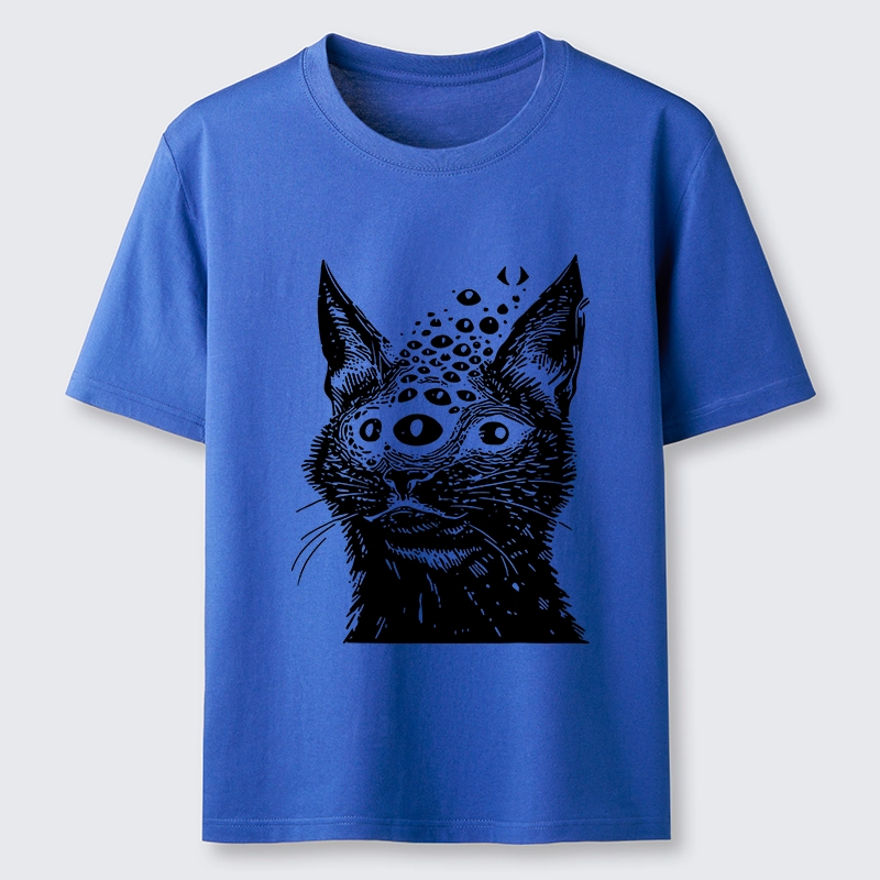 Tokyo-Lion Trippy Cat Third Eye Meme Classic T-Shirt