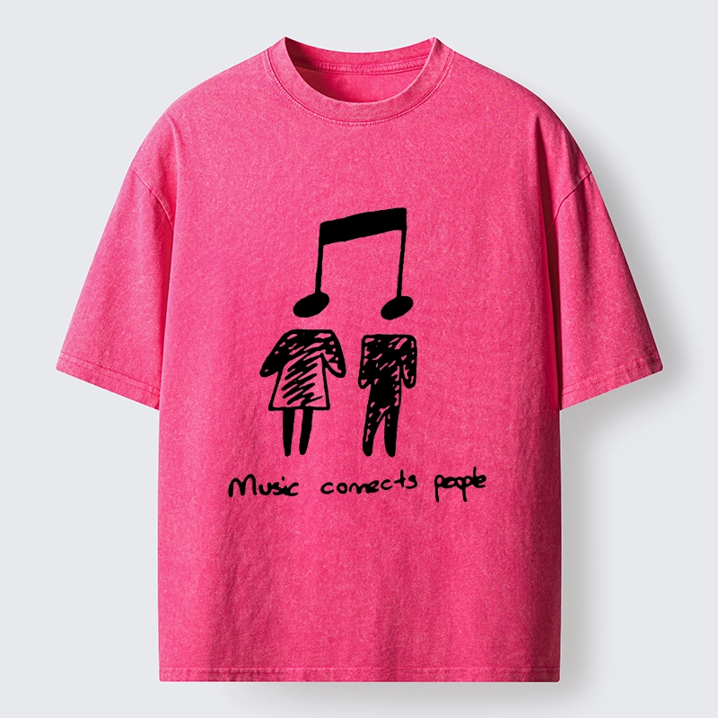 Tokyo-Lion Music Is The Universal Language Washed T-Shirt