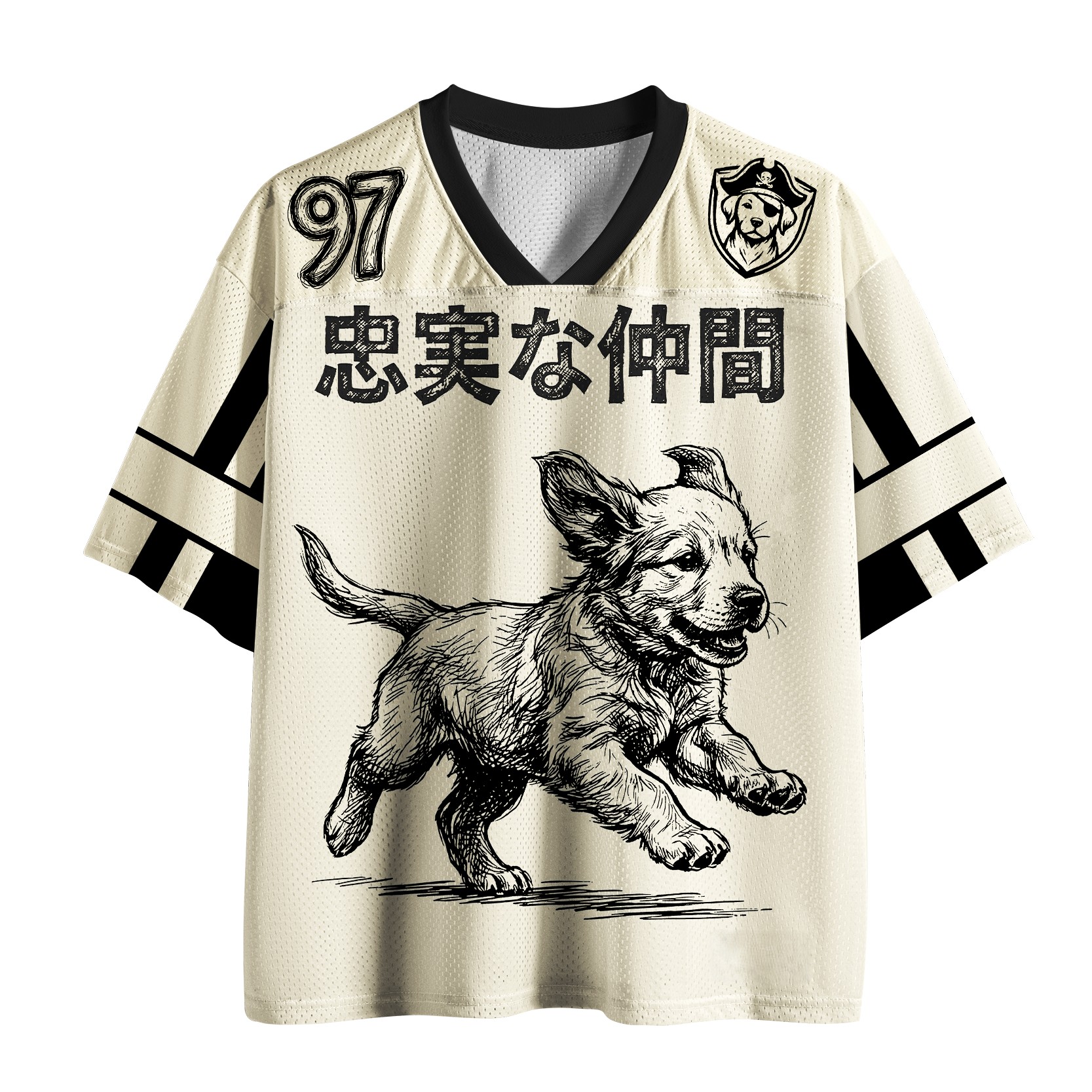 Tokyo-Lion Faithful Pup Mesh Jersey-Tokyo-Lion